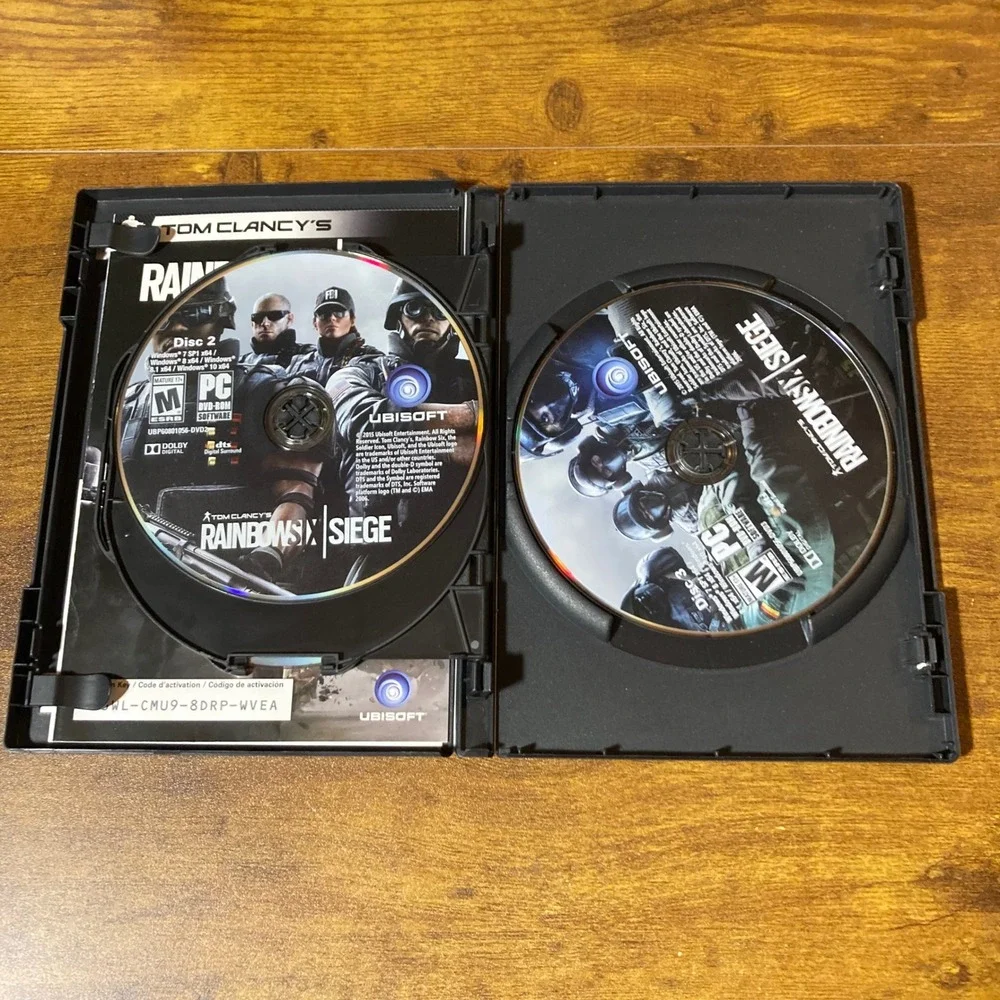 Tom Clancy's Rainbow Six Siege PC DVD ROM Game Ubisoft ESRB Mature 17+‎